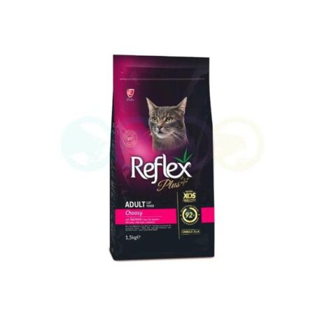 Reflex Plus Croquettes pour chats sélectifs au Saumon 1.5Kg