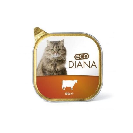 Diana Pâté pour chat - boeuf 12 unités x 100g